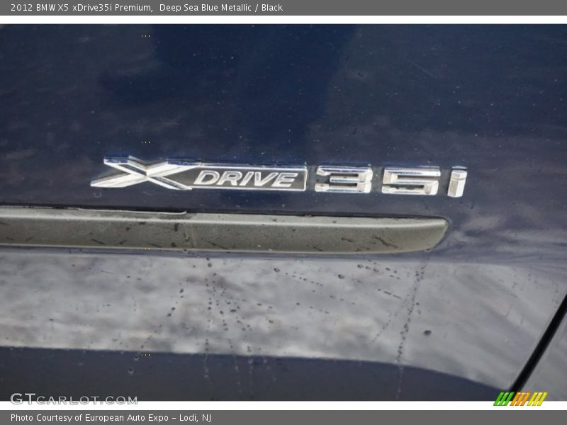 Deep Sea Blue Metallic / Black 2012 BMW X5 xDrive35i Premium