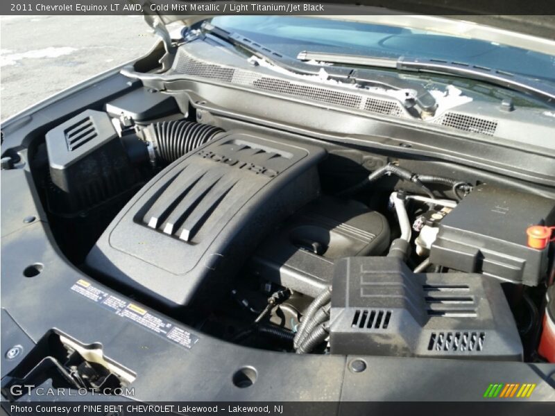 Gold Mist Metallic / Light Titanium/Jet Black 2011 Chevrolet Equinox LT AWD