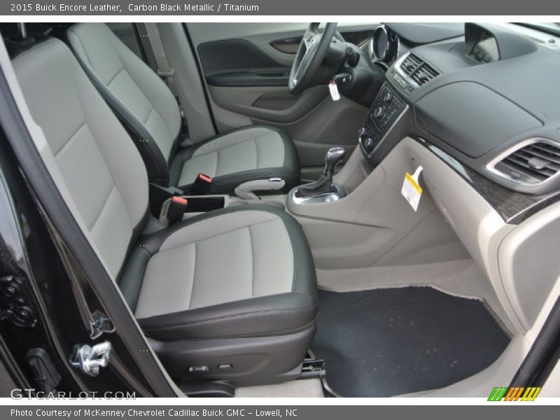 Carbon Black Metallic / Titanium 2015 Buick Encore Leather