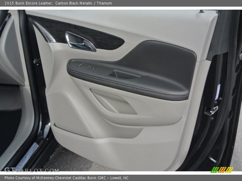 Carbon Black Metallic / Titanium 2015 Buick Encore Leather