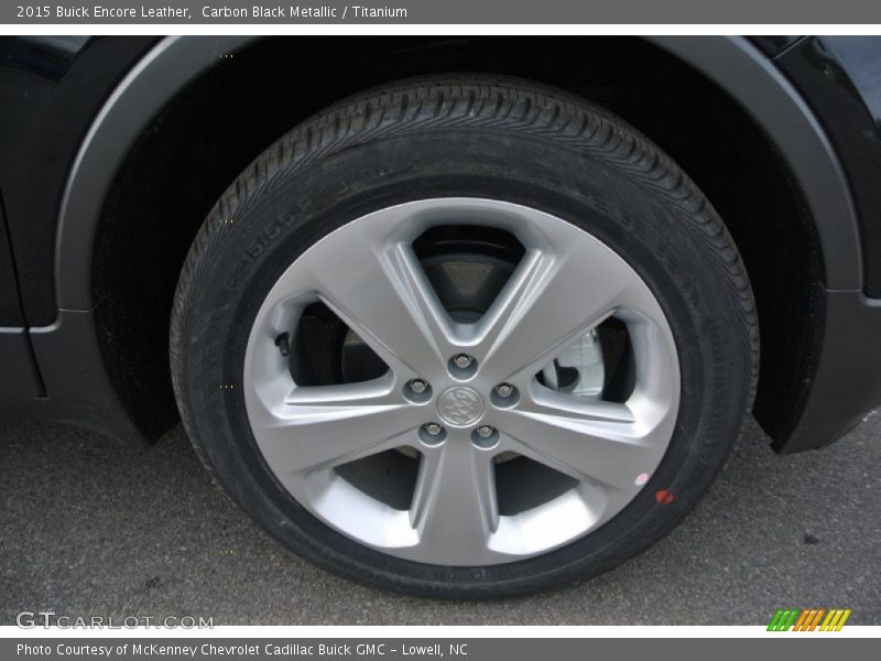 Carbon Black Metallic / Titanium 2015 Buick Encore Leather