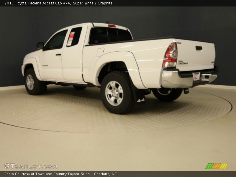Super White / Graphite 2015 Toyota Tacoma Access Cab 4x4