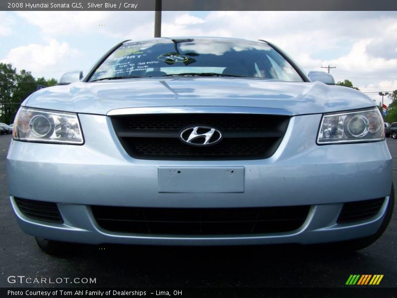Silver Blue / Gray 2008 Hyundai Sonata GLS