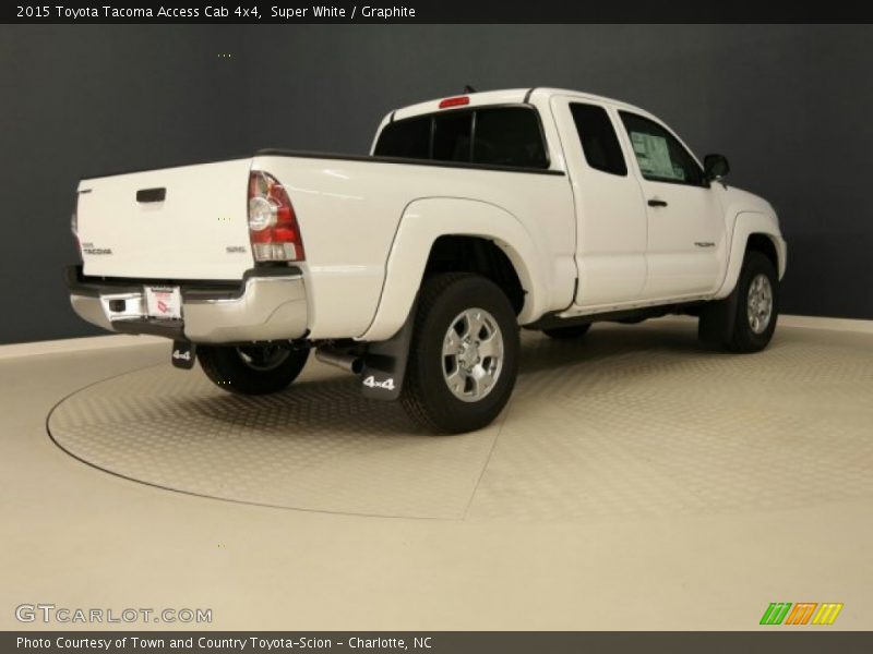Super White / Graphite 2015 Toyota Tacoma Access Cab 4x4