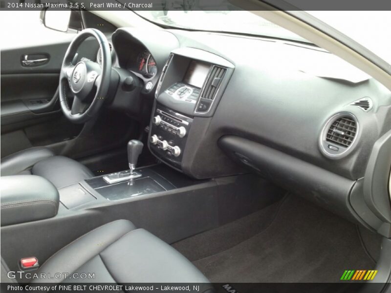 Pearl White / Charcoal 2014 Nissan Maxima 3.5 S