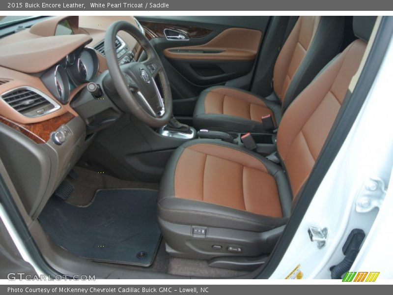 Front Seat of 2015 Encore Leather