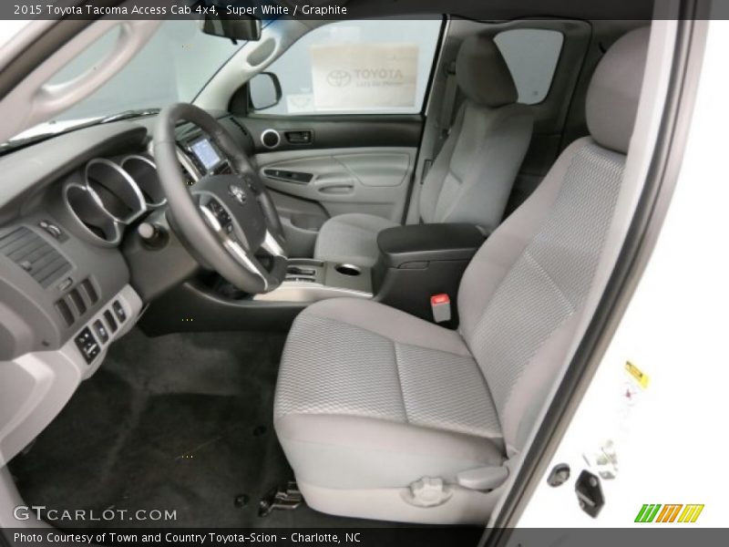 Super White / Graphite 2015 Toyota Tacoma Access Cab 4x4