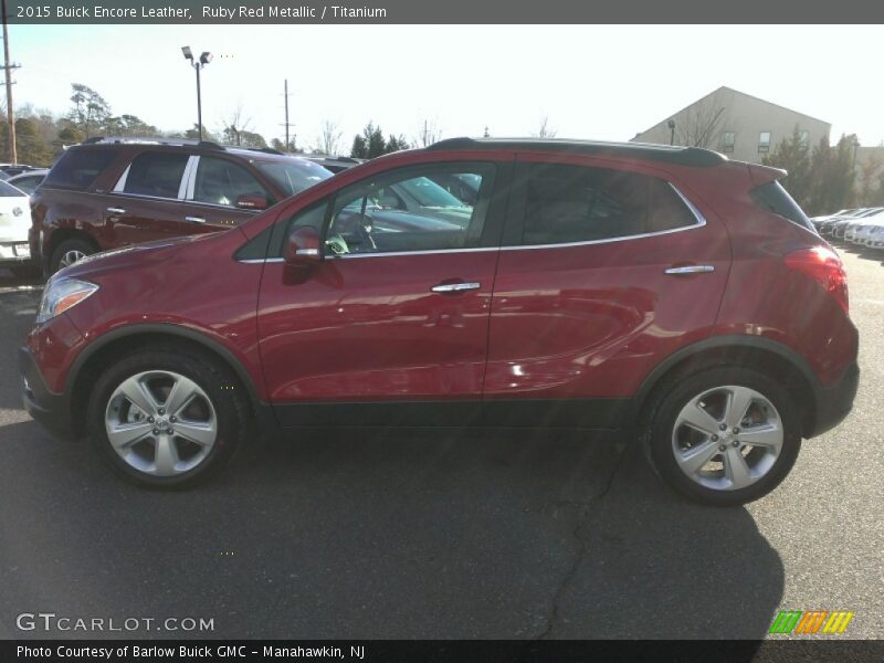 Ruby Red Metallic / Titanium 2015 Buick Encore Leather