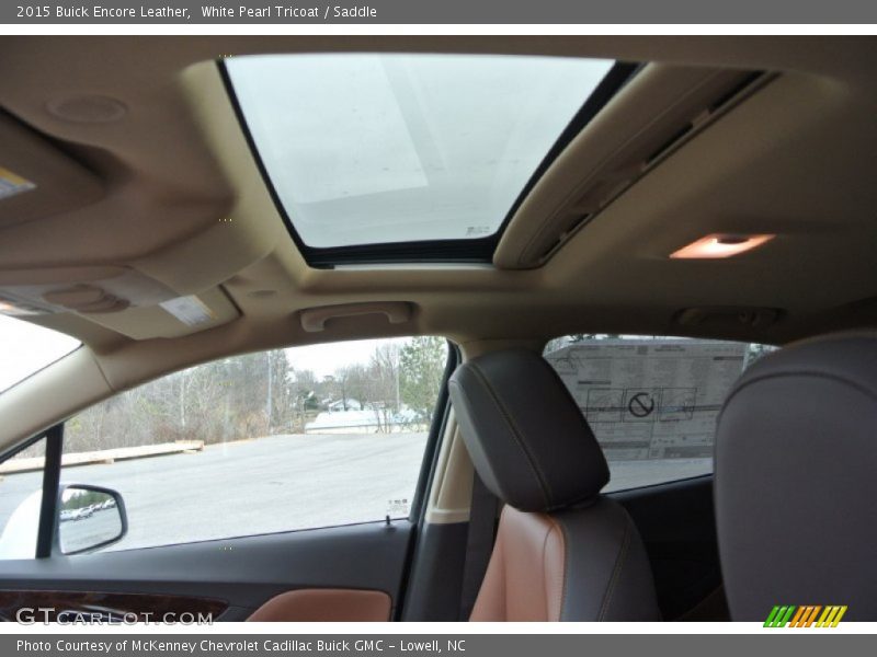 Sunroof of 2015 Encore Leather