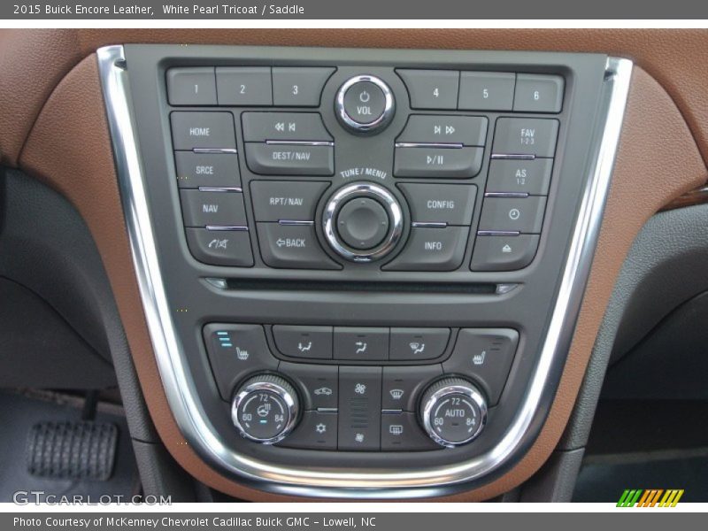 Controls of 2015 Encore Leather