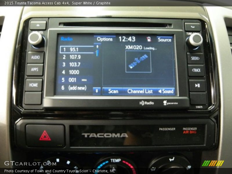Super White / Graphite 2015 Toyota Tacoma Access Cab 4x4