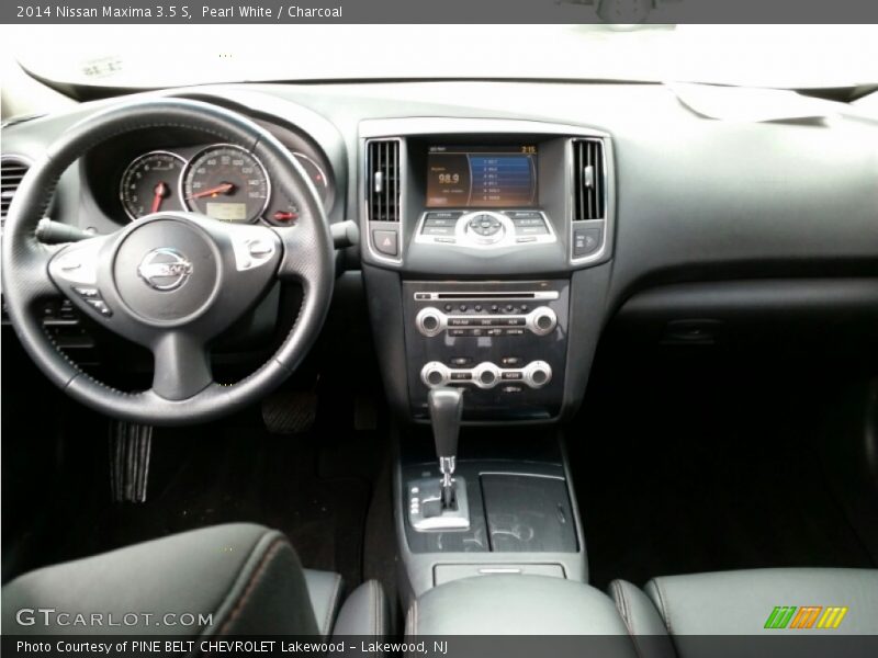 Pearl White / Charcoal 2014 Nissan Maxima 3.5 S