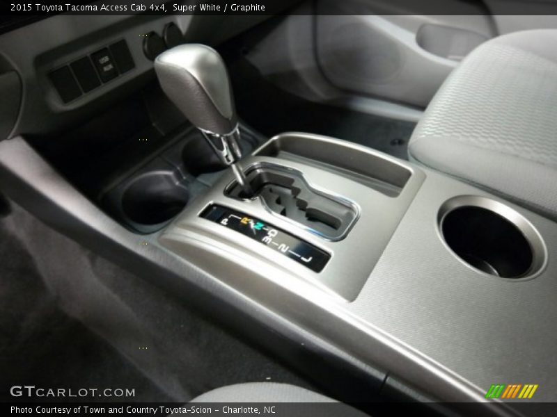 Super White / Graphite 2015 Toyota Tacoma Access Cab 4x4