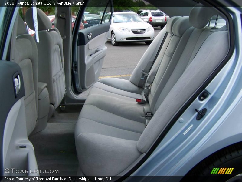Silver Blue / Gray 2008 Hyundai Sonata GLS