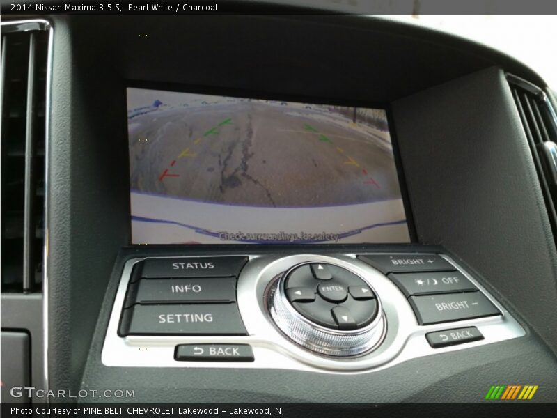 Pearl White / Charcoal 2014 Nissan Maxima 3.5 S