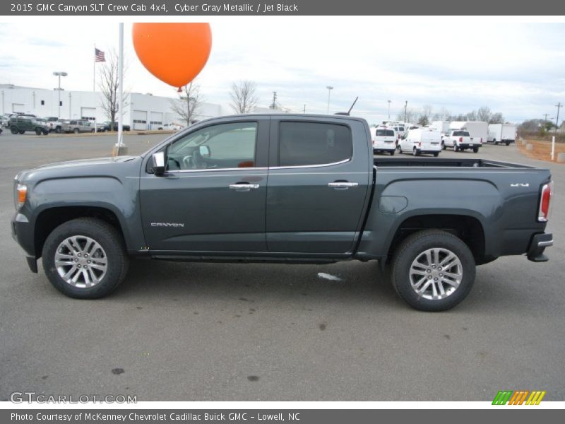  2015 Canyon SLT Crew Cab 4x4 Cyber Gray Metallic