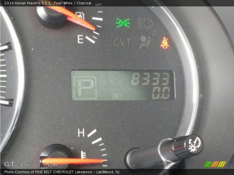 Pearl White / Charcoal 2014 Nissan Maxima 3.5 S
