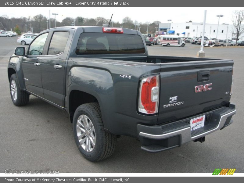 Cyber Gray Metallic / Jet Black 2015 GMC Canyon SLT Crew Cab 4x4