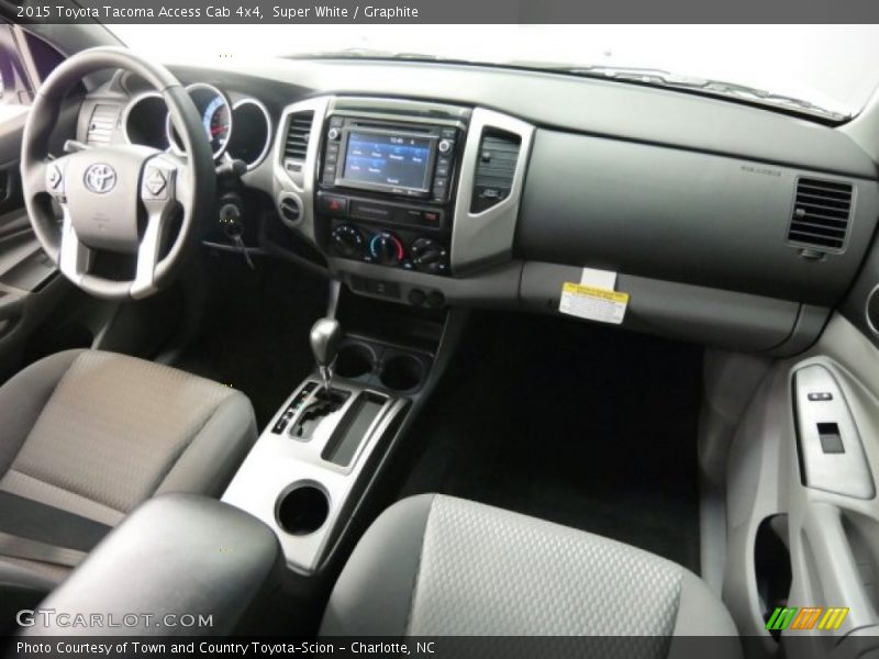 Super White / Graphite 2015 Toyota Tacoma Access Cab 4x4
