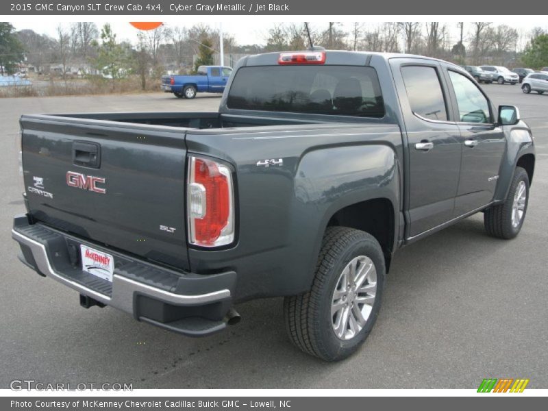 Cyber Gray Metallic / Jet Black 2015 GMC Canyon SLT Crew Cab 4x4