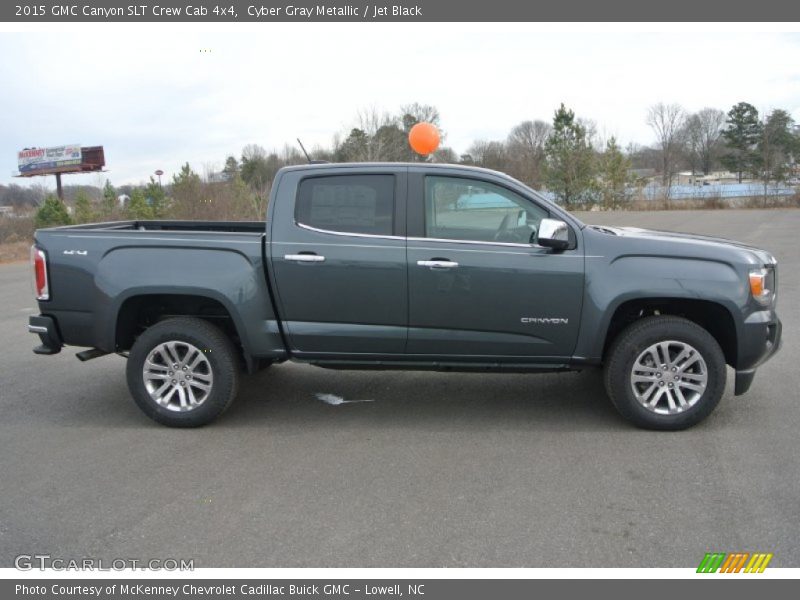 Cyber Gray Metallic / Jet Black 2015 GMC Canyon SLT Crew Cab 4x4