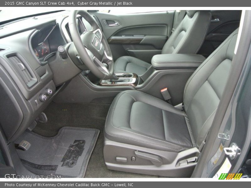Cyber Gray Metallic / Jet Black 2015 GMC Canyon SLT Crew Cab 4x4