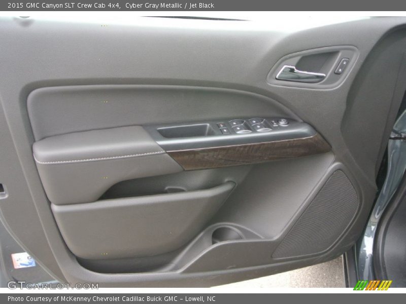 Cyber Gray Metallic / Jet Black 2015 GMC Canyon SLT Crew Cab 4x4