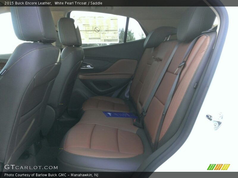 Rear Seat of 2015 Encore Leather