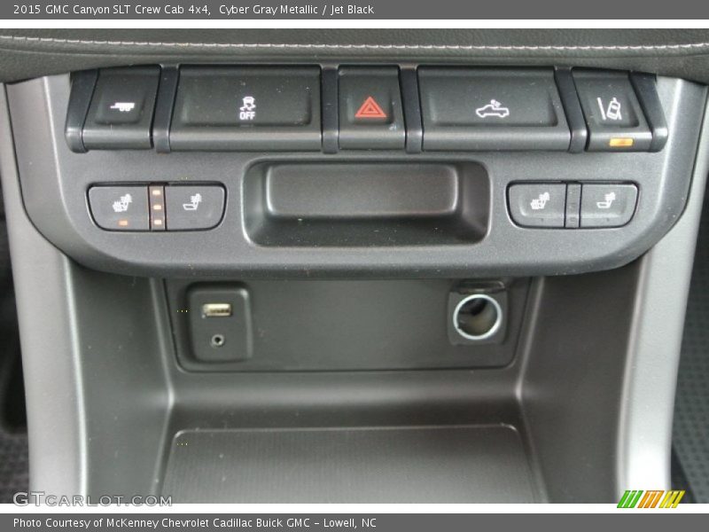 Cyber Gray Metallic / Jet Black 2015 GMC Canyon SLT Crew Cab 4x4