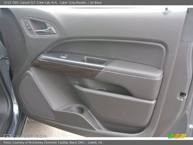 Cyber Gray Metallic / Jet Black 2015 GMC Canyon SLT Crew Cab 4x4