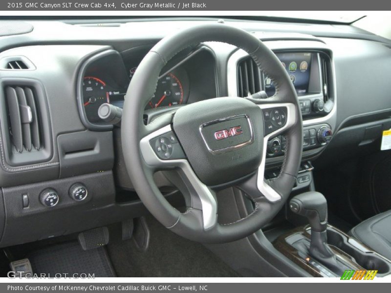 Cyber Gray Metallic / Jet Black 2015 GMC Canyon SLT Crew Cab 4x4