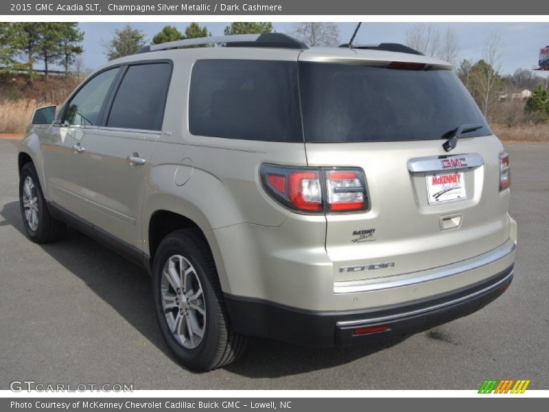 Champagne Silver Metallic / Dark Cashmere 2015 GMC Acadia SLT