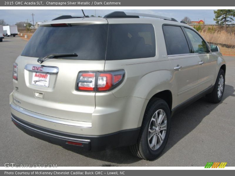 Champagne Silver Metallic / Dark Cashmere 2015 GMC Acadia SLT