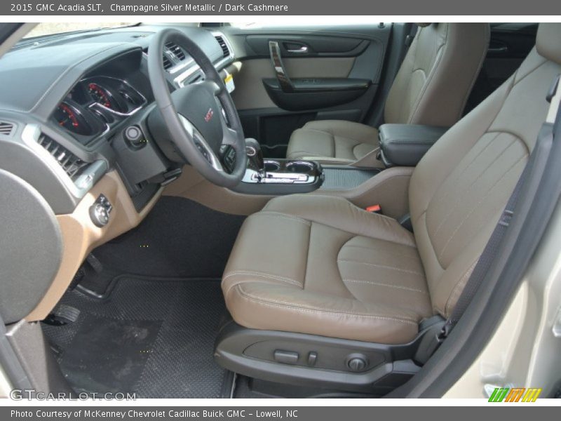 Champagne Silver Metallic / Dark Cashmere 2015 GMC Acadia SLT