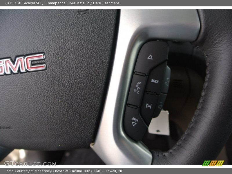 Champagne Silver Metallic / Dark Cashmere 2015 GMC Acadia SLT
