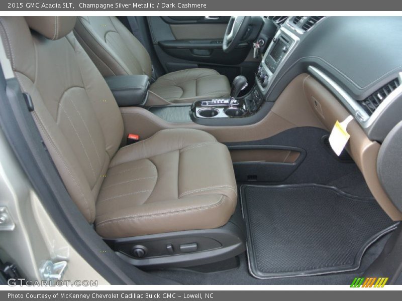 Champagne Silver Metallic / Dark Cashmere 2015 GMC Acadia SLT