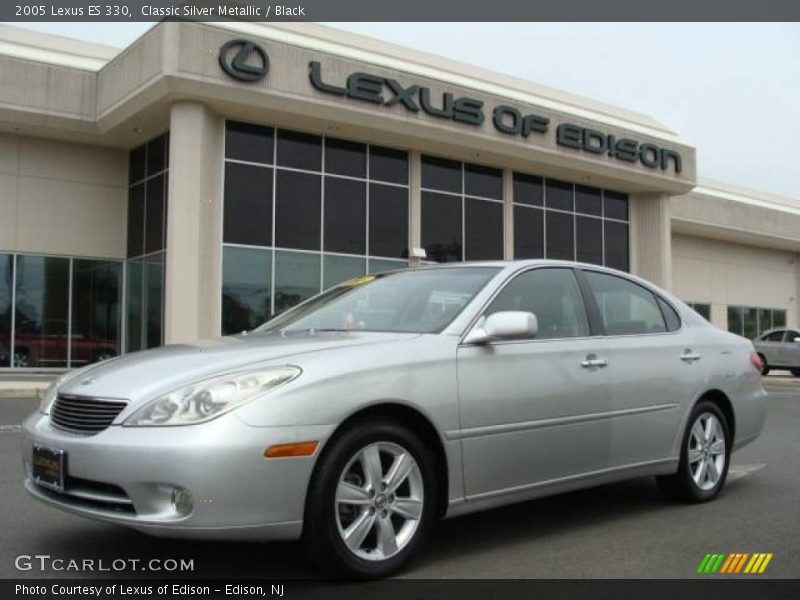 Classic Silver Metallic / Black 2005 Lexus ES 330