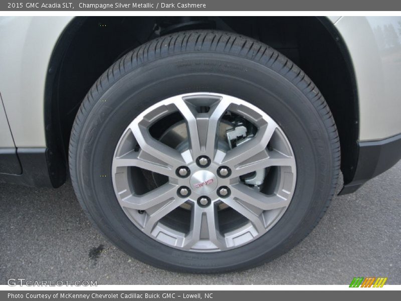 Champagne Silver Metallic / Dark Cashmere 2015 GMC Acadia SLT