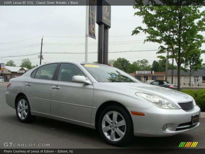 Classic Silver Metallic / Black 2005 Lexus ES 330