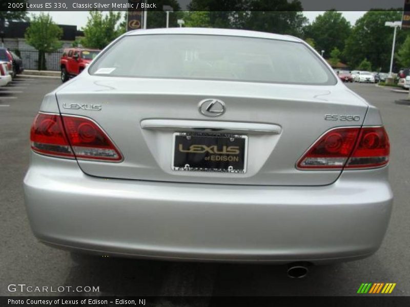 Classic Silver Metallic / Black 2005 Lexus ES 330