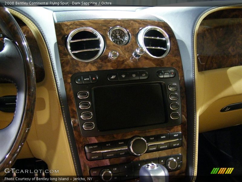 Dark Sapphire / Ochre 2008 Bentley Continental Flying Spur
