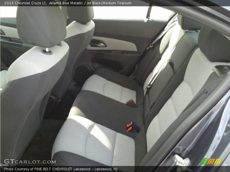 Atlantis Blue Metallic / Jet Black/Medium Titanium 2014 Chevrolet Cruze LS