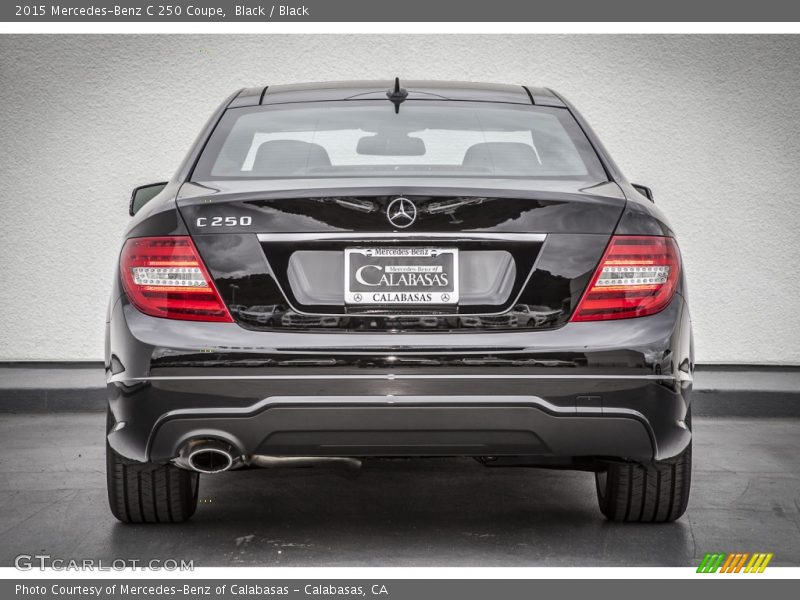 Black / Black 2015 Mercedes-Benz C 250 Coupe