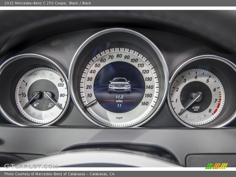 Black / Black 2015 Mercedes-Benz C 250 Coupe