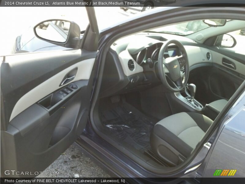 Atlantis Blue Metallic / Jet Black/Medium Titanium 2014 Chevrolet Cruze LS