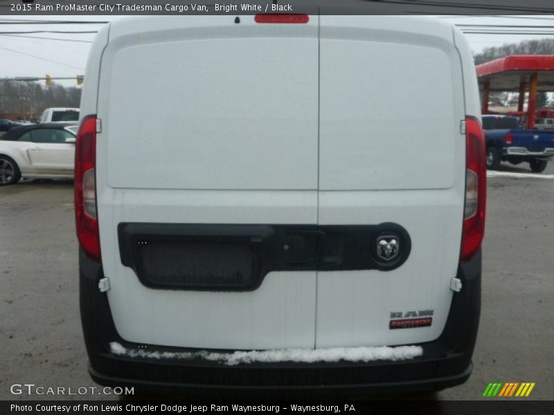 Bright White / Black 2015 Ram ProMaster City Tradesman Cargo Van