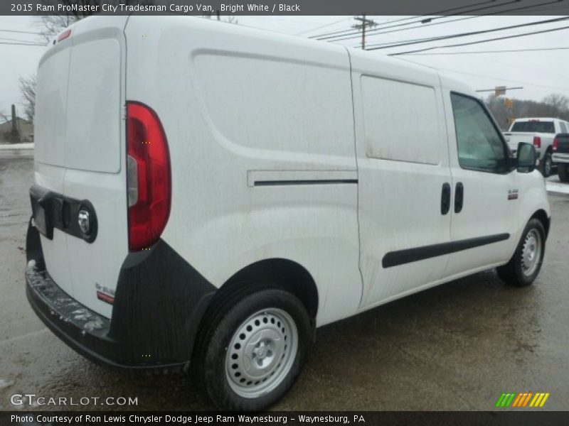 Bright White / Black 2015 Ram ProMaster City Tradesman Cargo Van