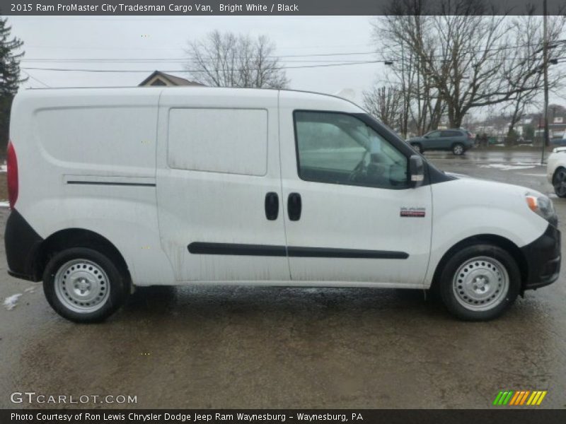 Bright White / Black 2015 Ram ProMaster City Tradesman Cargo Van