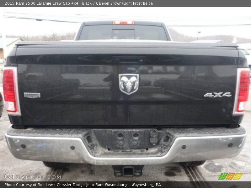 Black / Canyon Brown/Light Frost Beige 2015 Ram 2500 Laramie Crew Cab 4x4