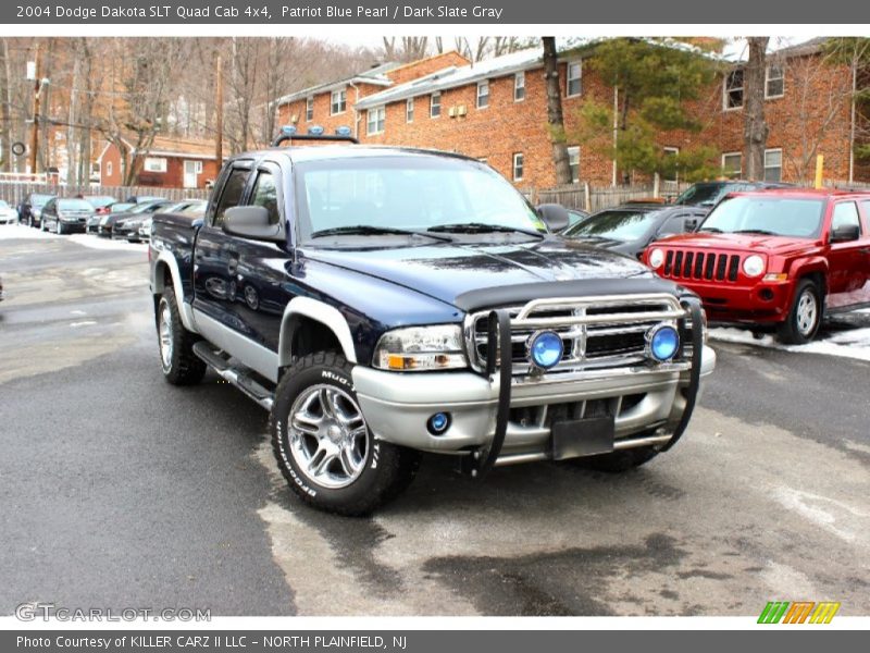 Patriot Blue Pearl / Dark Slate Gray 2004 Dodge Dakota SLT Quad Cab 4x4